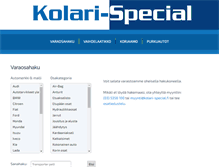 Tablet Screenshot of kolari-special.fi